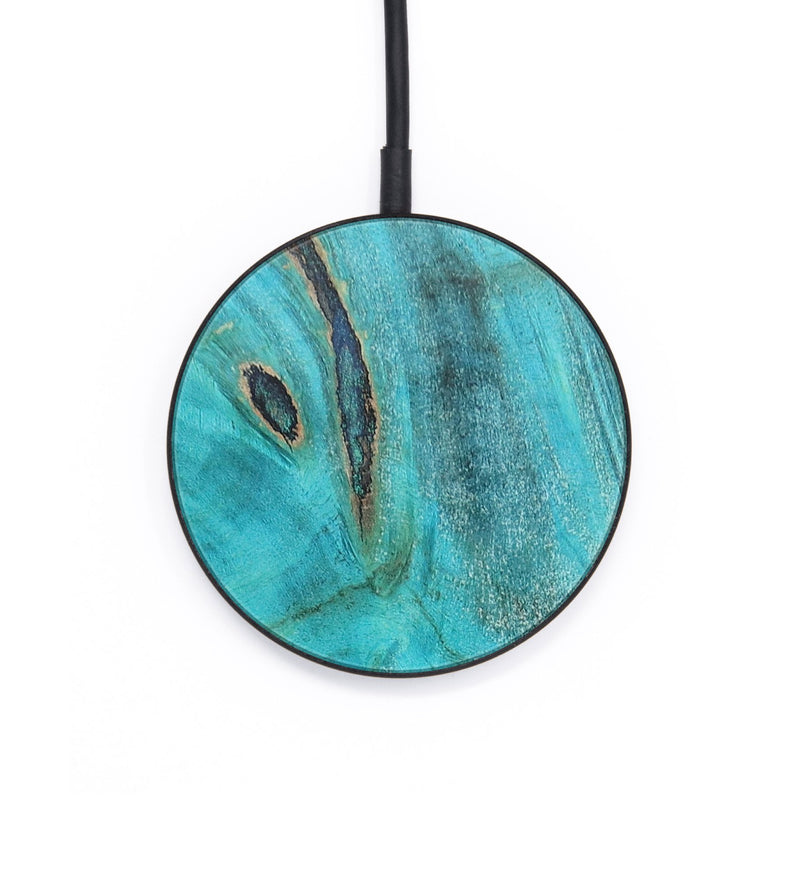 Circle Wood+Resin Wireless Charger - Christian (Wood Burl, 703268)
