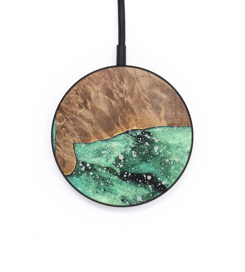 Circle Wood+Resin Wireless Charger - Chris (Cosmos, 703308)