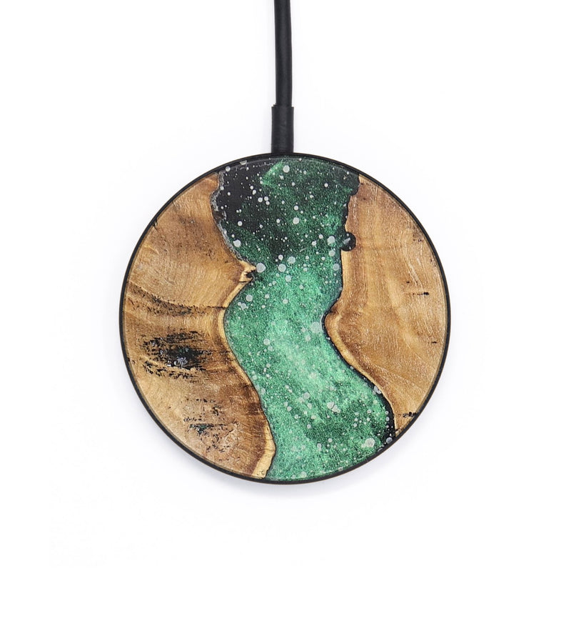 Circle Wood+Resin Wireless Charger - Nathaniel (Cosmos, 703311)
