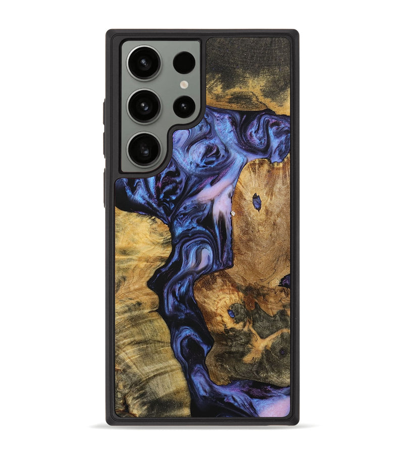 Galaxy S23 Ultra Wood+Resin Phone Case - Kiana (Mosaic, 703617)