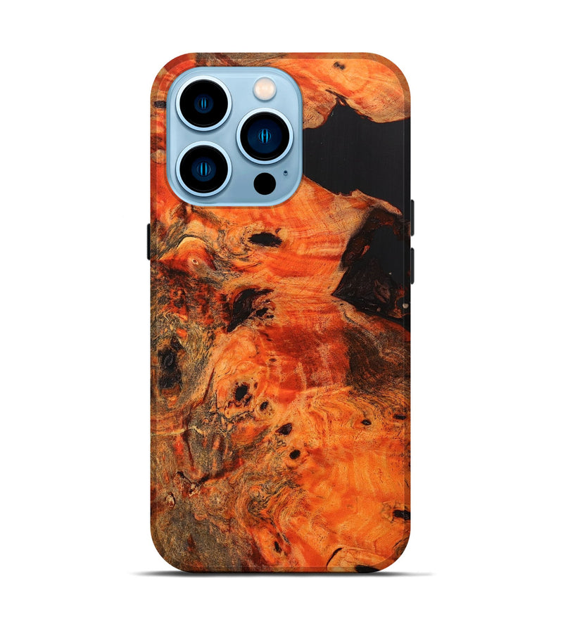 iPhone 14 Pro  Live Edge Phone Case - Ashley (Wood Burl, 703648)