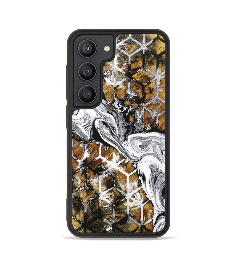 Galaxy S23 Wood+Resin Phone Case - Kimora (Pattern, 703706)
