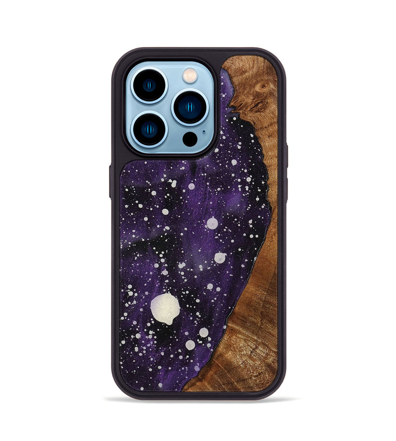 iPhone 14 Pro Wood+Resin Phone Case - Darren (Cosmos, 703878)