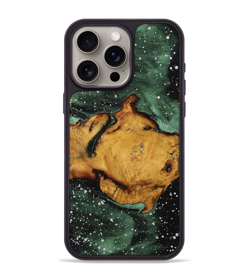 iPhone 15 Pro Max Wood+Resin Phone Case - Maria (Cosmos, 703885)
