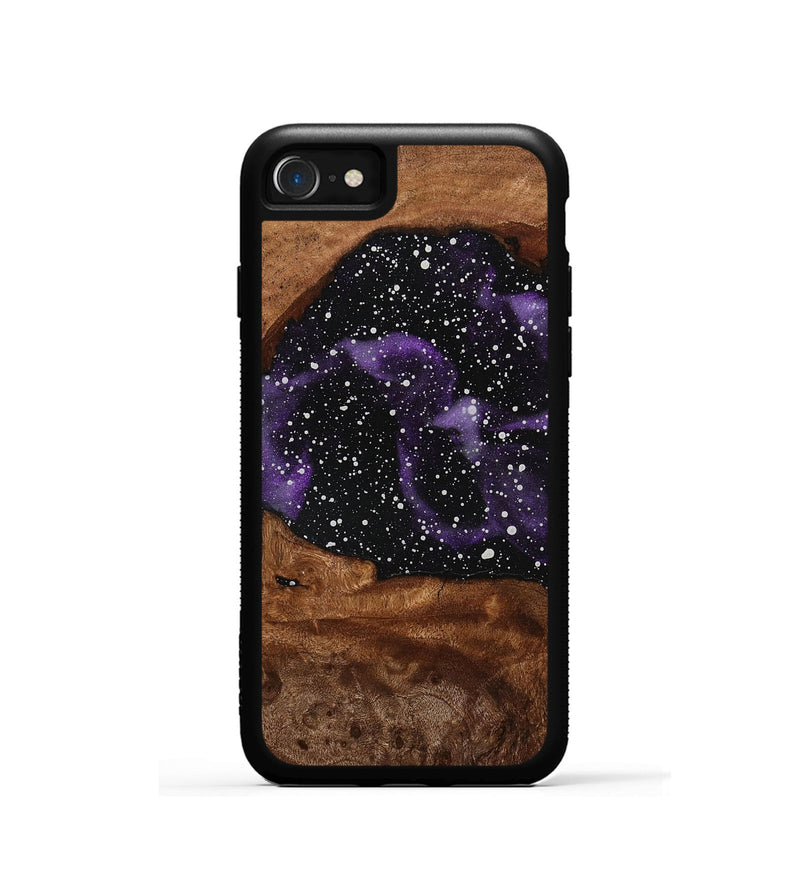 iPhone SE Wood+Resin Phone Case - Dominique (Cosmos, 703894)
