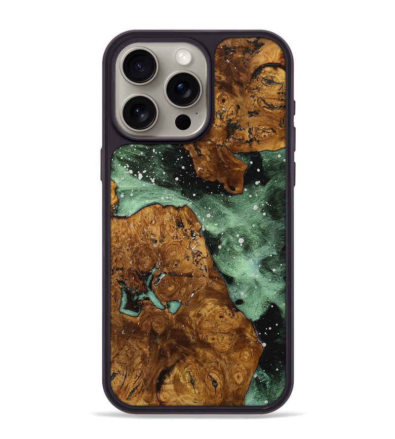 iPhone 15 Pro Max Wood+Resin Phone Case - Mae (Cosmos, 703895)