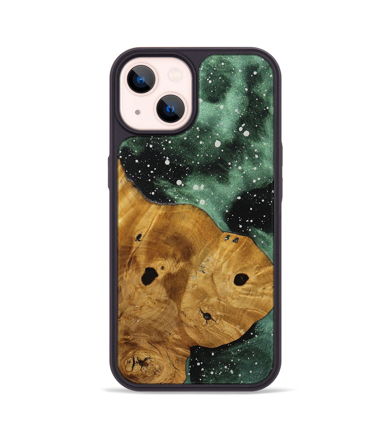 iPhone 14 Wood+Resin Phone Case - Gail (Cosmos, 703908)