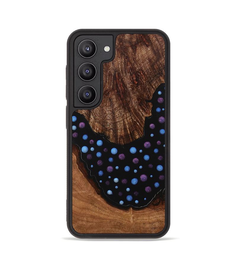 Galaxy S23 Wood+Resin Phone Case - Juniper (Pattern, 704091)