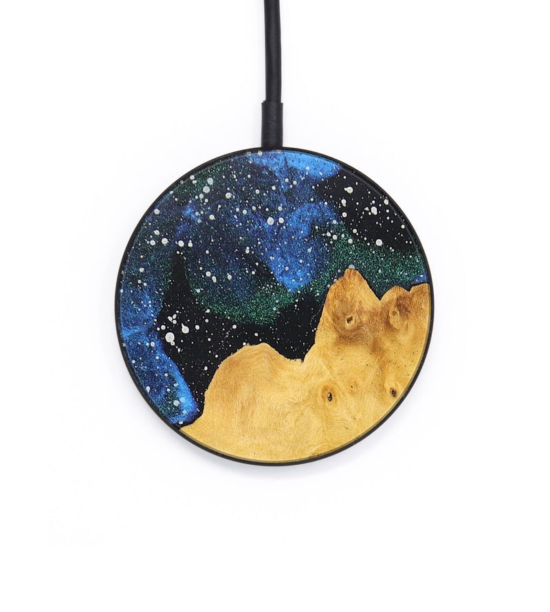 Circle Wood+Resin Wireless Charger - King (Cosmos, 704179)