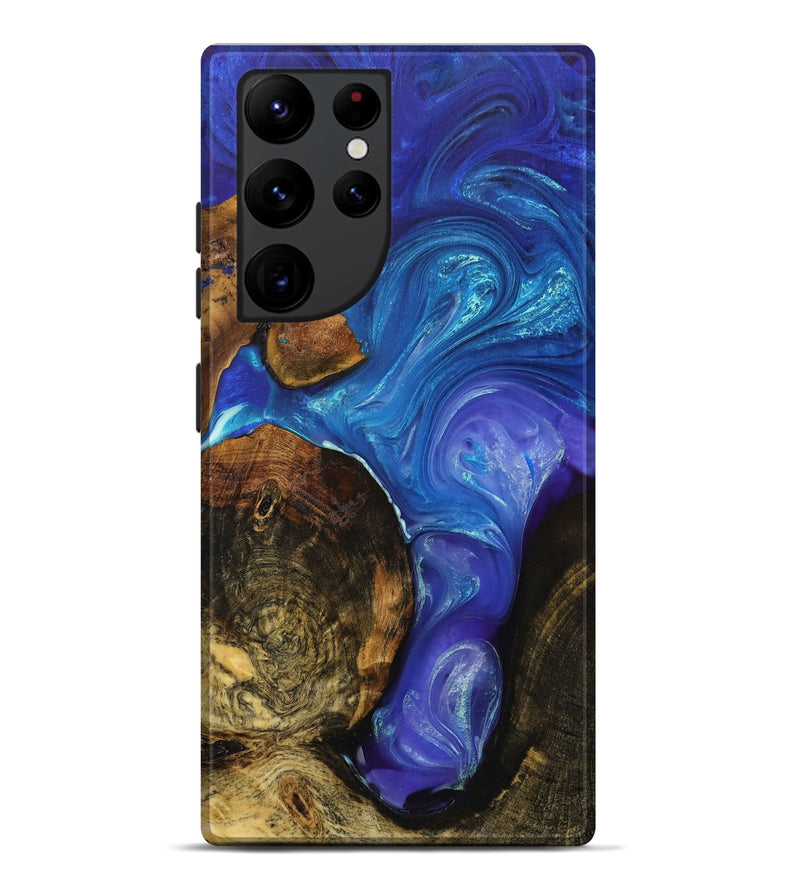 Galaxy S22 Ultra Wood+Resin Live Edge Phone Case - Samuel (Ombre, 704244)