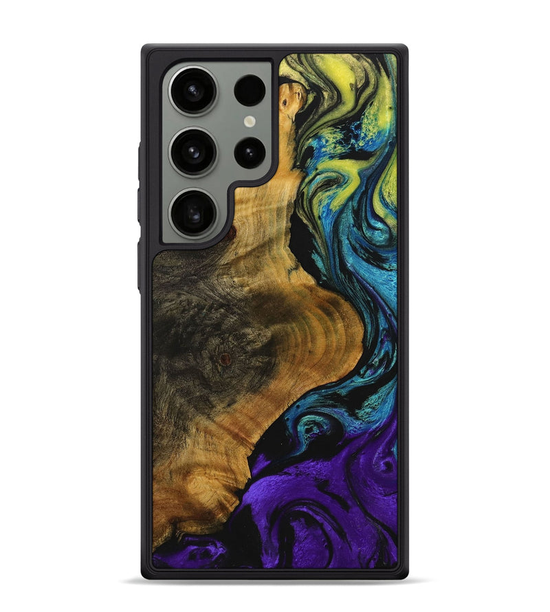 Galaxy S24 Ultra Wood+Resin Phone Case - Iker (Ombre, 704261)