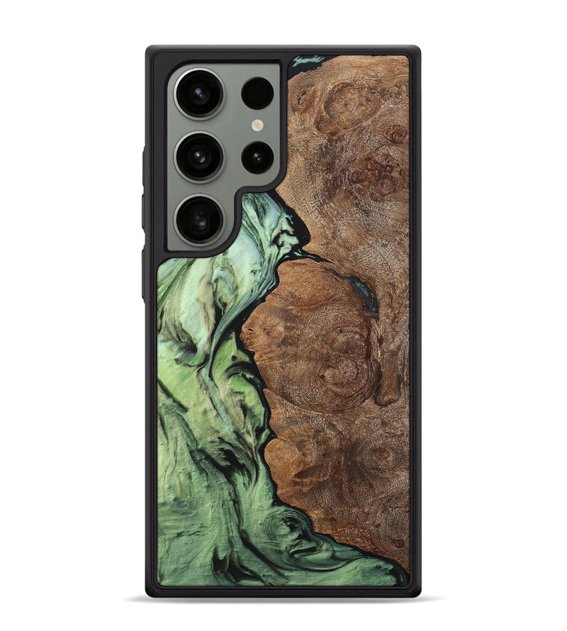 Galaxy S24 Ultra Wood+Resin Phone Case - Elaine (Ombre, 704312)