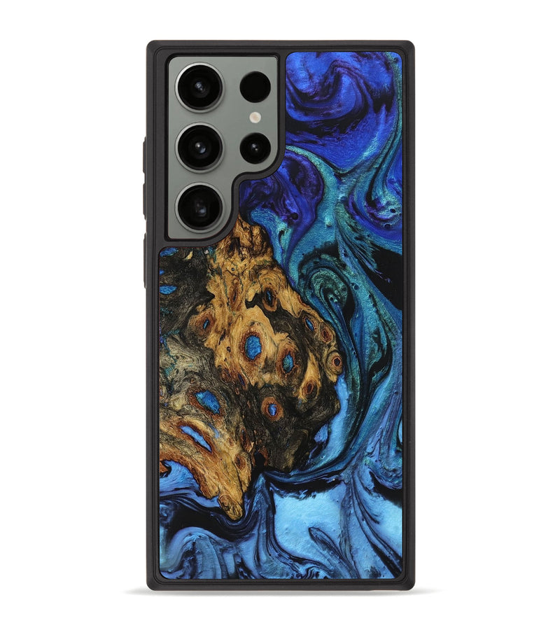 Galaxy S23 Ultra Wood+Resin Phone Case - Martha (Ombre, 704335)
