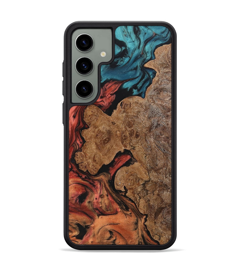 Galaxy S24 Plus Wood+Resin Phone Case - Allie (Ombre, 704336)