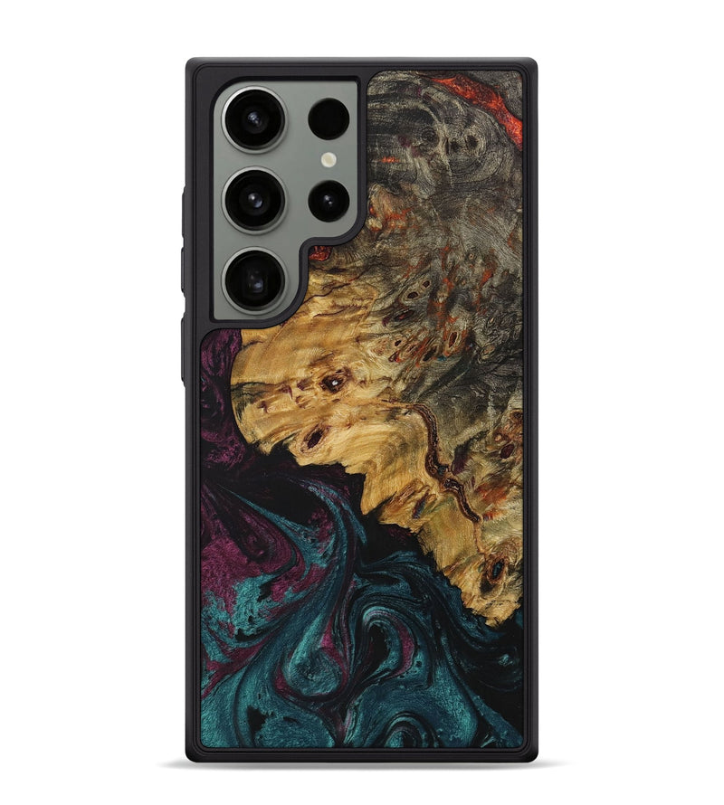 Galaxy S24 Ultra Wood+Resin Phone Case - Axel (Ombre, 704349)