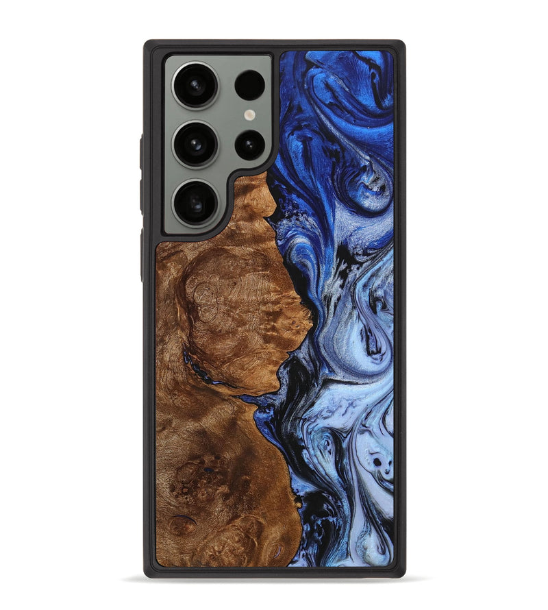 Galaxy S23 Ultra Wood+Resin Phone Case - Donald (Ombre, 704352)