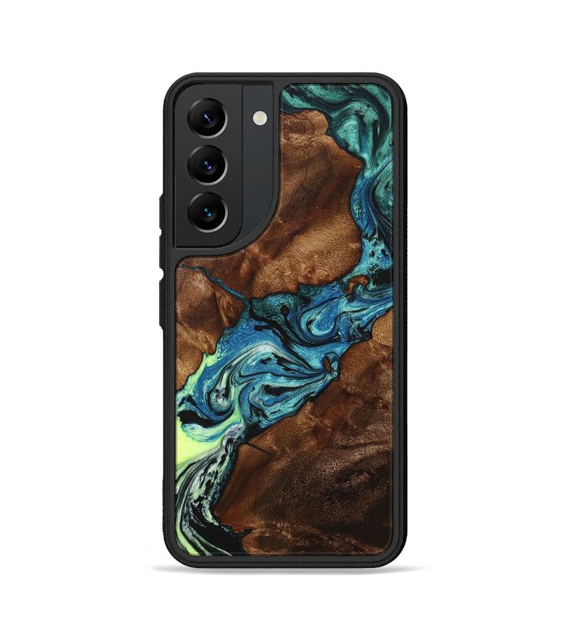 Galaxy S22 Wood+Resin Phone Case - Bart (Ombre, 704353)