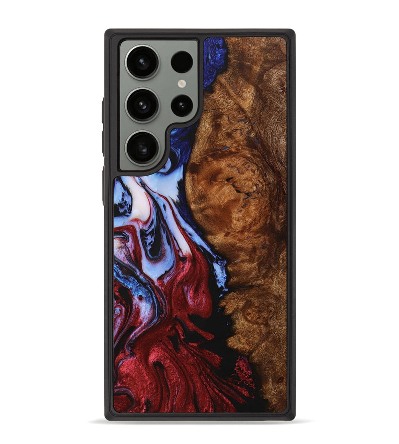 Galaxy S23 Ultra Wood+Resin Phone Case - Wilson (Ombre, 704355)