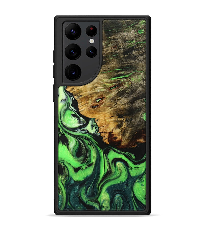 Galaxy S22 Ultra Wood+Resin Phone Case - Gerard (Ombre, 704393)
