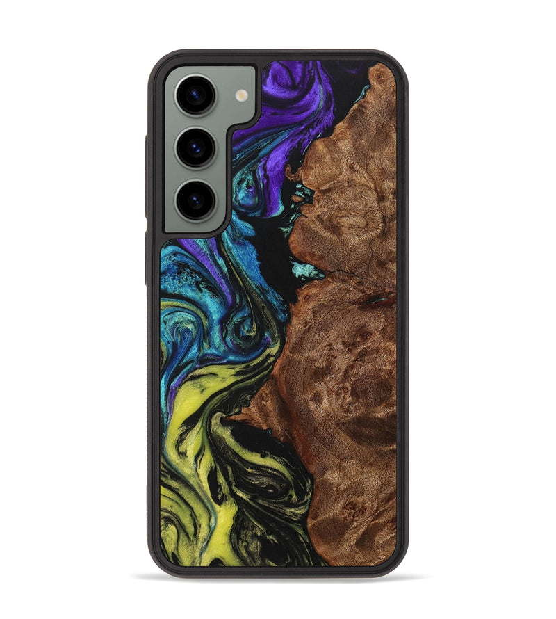 Galaxy S23 Plus Wood+Resin Phone Case - Daxton (Ombre, 704398)