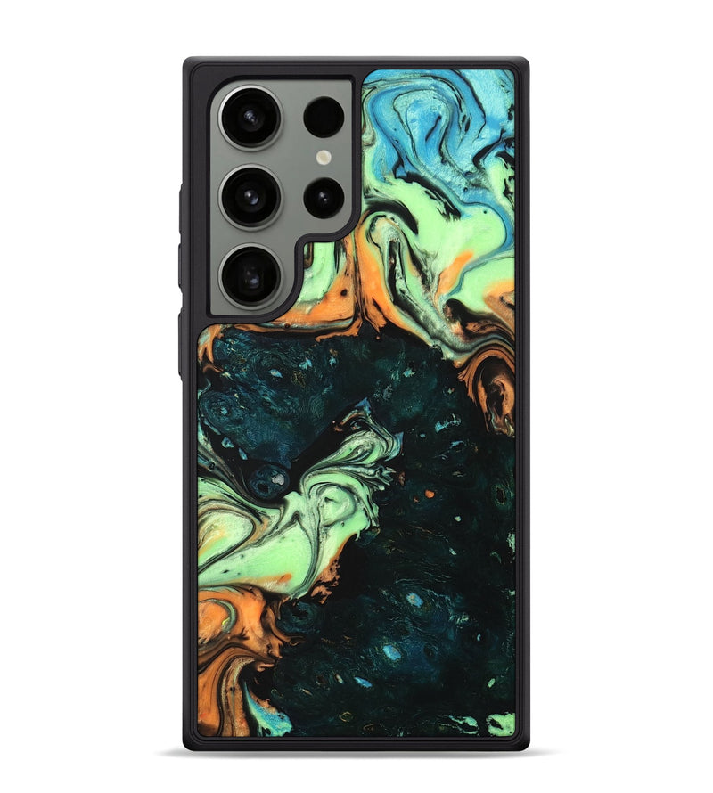 Galaxy S24 Ultra Wood+Resin Phone Case - Kenny (Ombre, 704405)