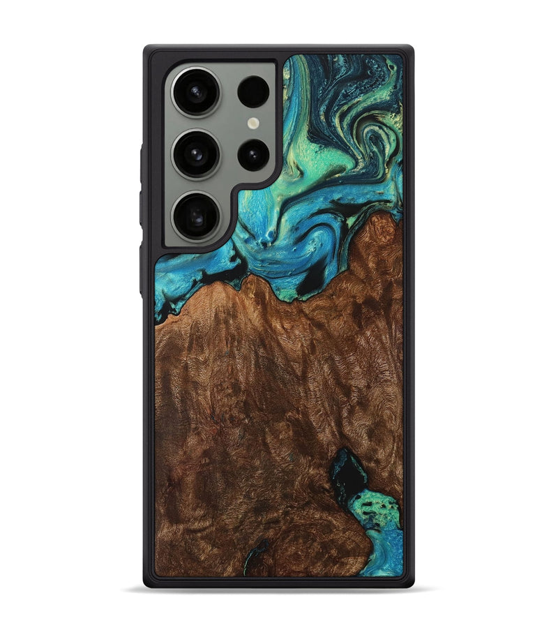 Galaxy S24 Ultra Wood+Resin Phone Case - Regina (Ombre, 704421)