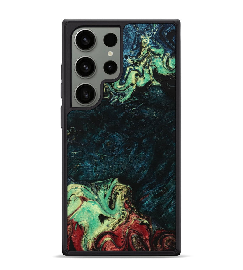 Galaxy S24 Ultra Wood+Resin Phone Case - Fannie (Ombre, 704426)