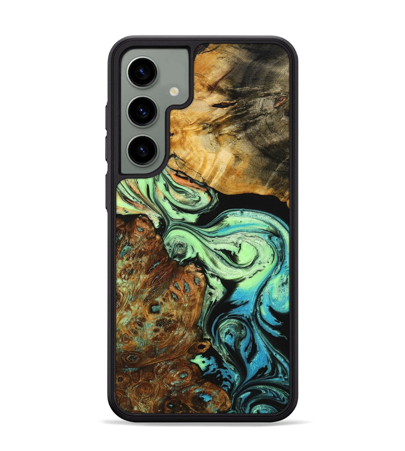 Galaxy S24 Plus Wood+Resin Phone Case - Jude (Ombre, 704432)