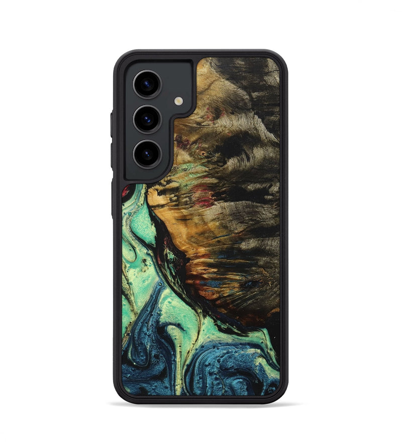 Galaxy S24 Wood+Resin Phone Case - Pauline (Ombre, 704434)