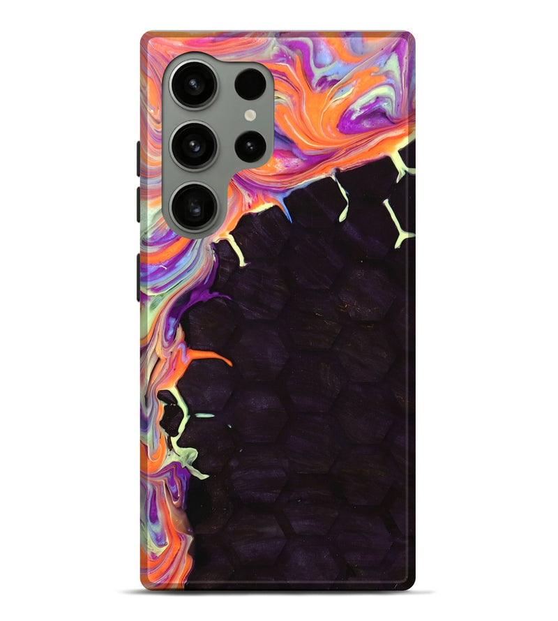 Galaxy S24 Ultra Wood+Resin Live Edge Phone Case - Amir (Pattern, 704611)
