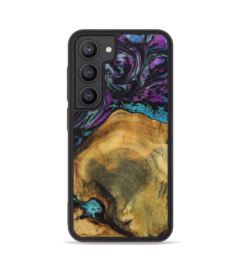 Galaxy S23 Wood+Resin Phone Case - Beau (Purple, 704754)
