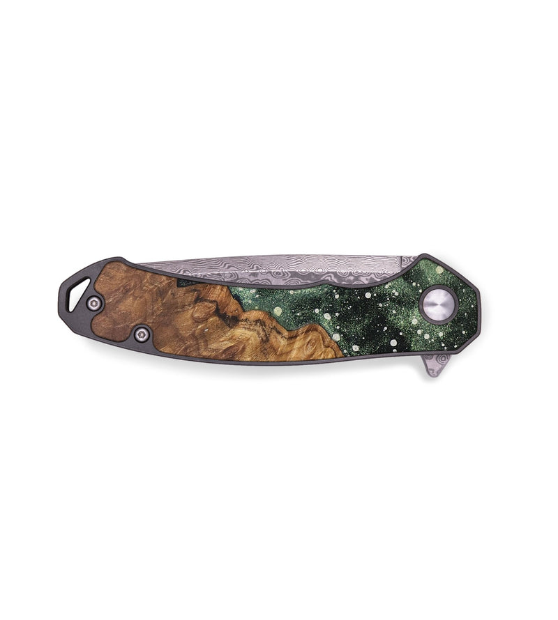 EDC Wood+Resin Pocket Knife - Nataly (Cosmos, 704897)