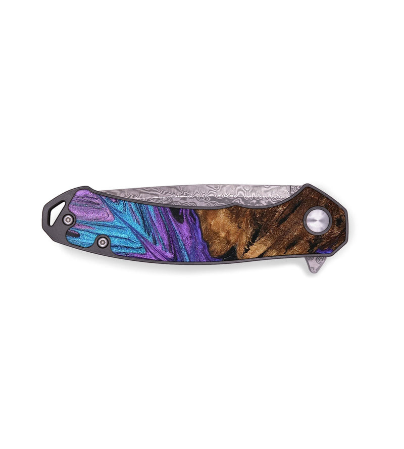 EDC Wood+Resin Pocket Knife - Katherine (Pattern, 704922)