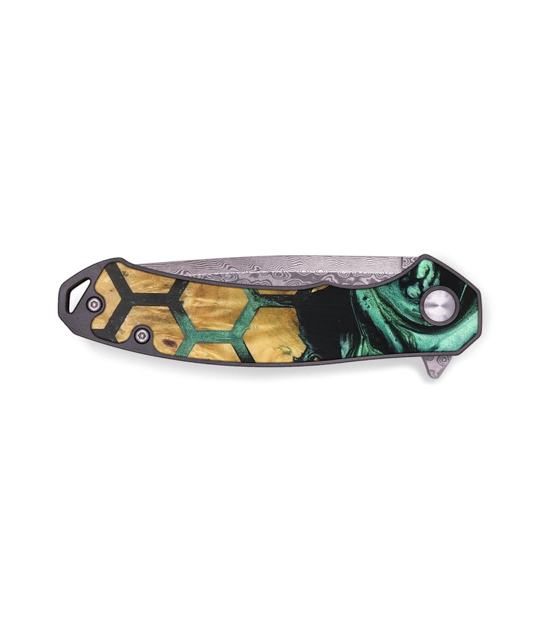 EDC Wood+Resin Pocket Knife - Caitlyn (Pattern, 704923)