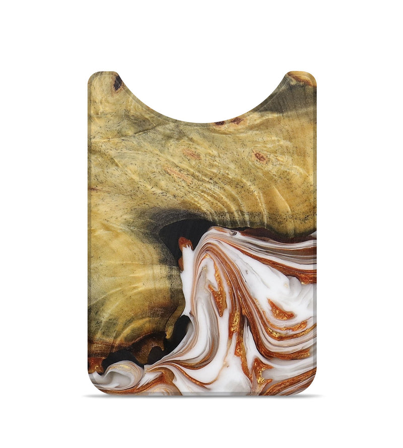 Live Edge Wood+Resin Wallet - Salvatore (Black & White, 705205)
