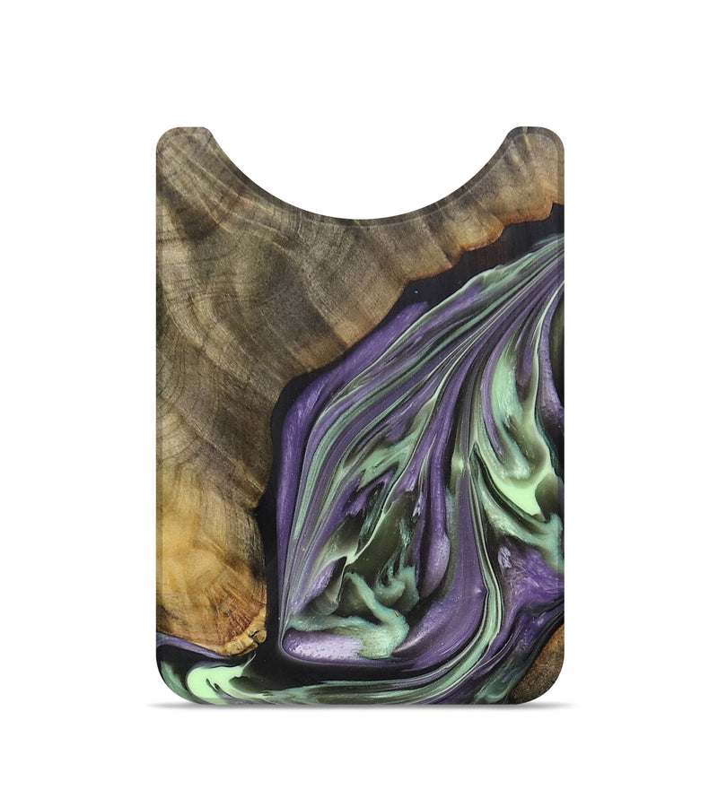 Live Edge Wood+Resin Wallet - Emmanuel (Purple, 705210)