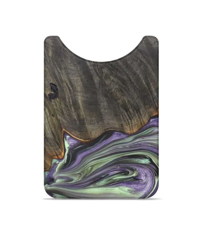 Live Edge Wood+Resin Wallet - Delbert (Purple, 705211)