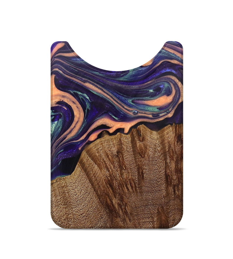 Live Edge Wood+Resin Wallet - Milo (Purple, 705212)