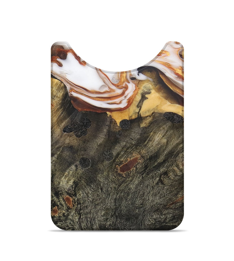 Live Edge Wood+Resin Wallet - Haisley (Black & White, 705217)