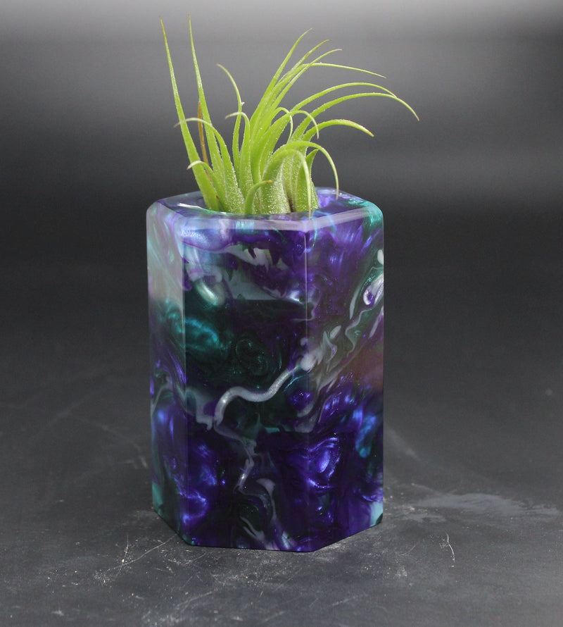 Wood Burl ResinArt Air Plant Holder - Leilani (The Lab, 705255)