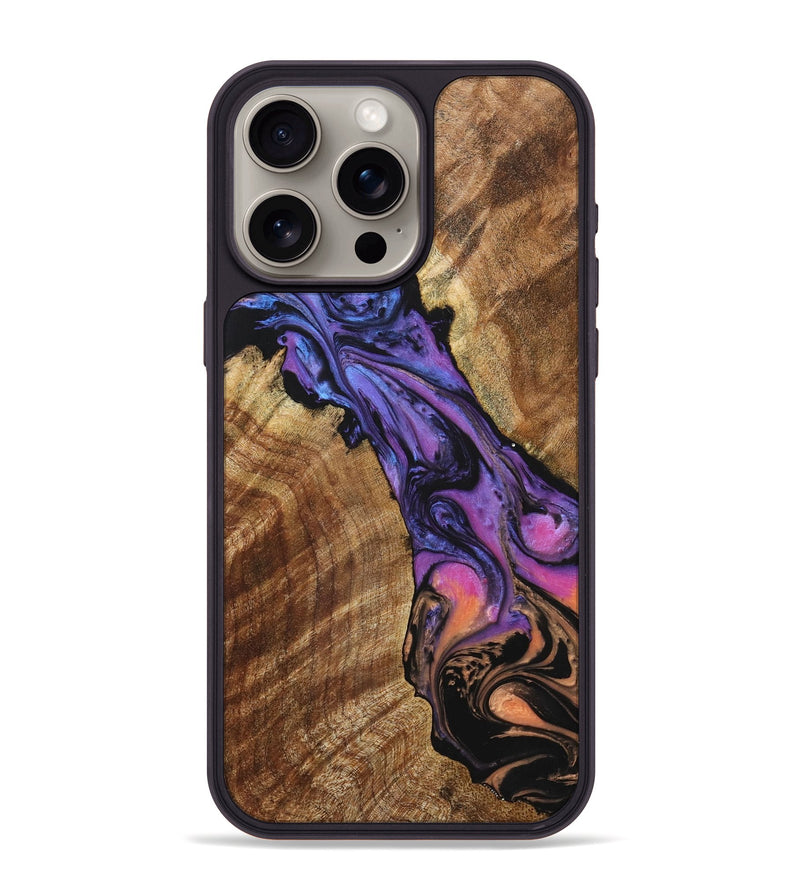 iPhone 15 Pro Max Wood+Resin Phone Case - Harrison (Ombre, 705272)