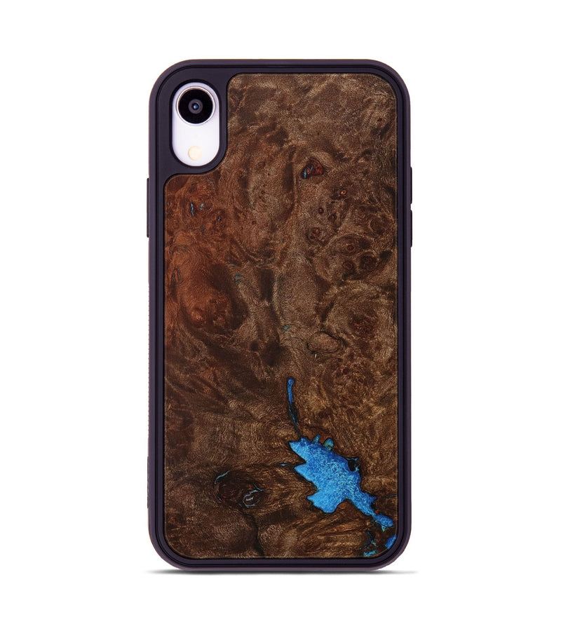 iPhone Xr Wood+Resin Phone Case - Lorraine (Wood Burl, 705566)