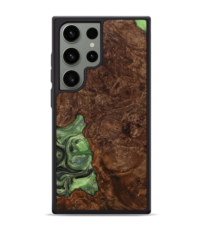 Galaxy S24 Ultra Wood+Resin Phone Case - Karissa (Wood Burl, 705572)