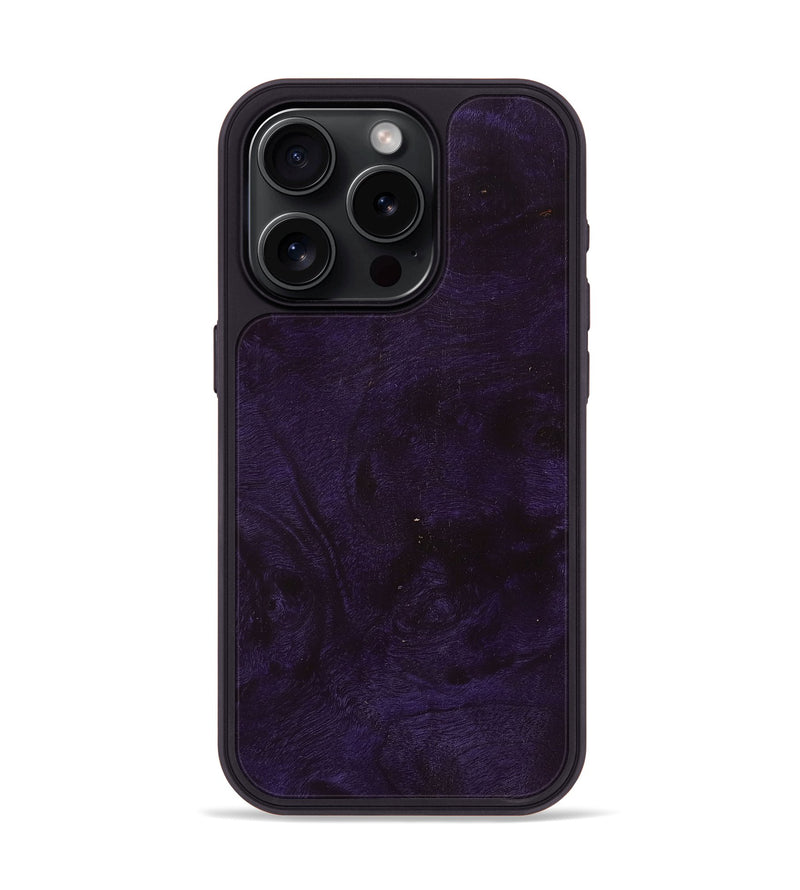 iPhone 15 Pro Wood+Resin Phone Case - Chuck (Wood Burl, 705573)