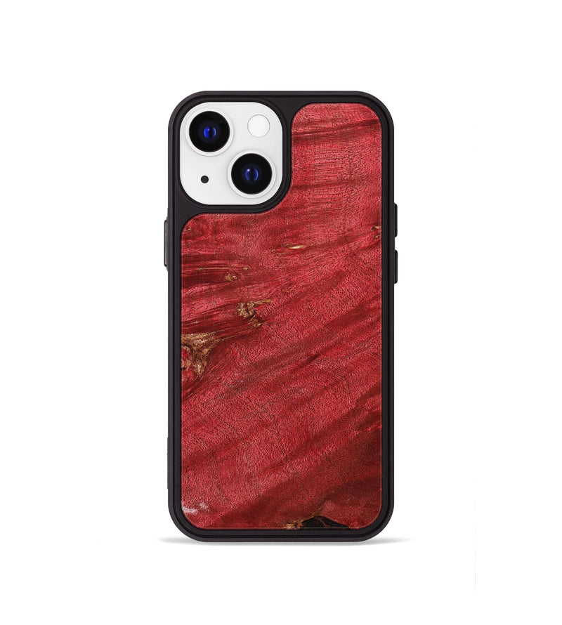 iPhone 13 mini Wood+Resin Phone Case - Kaelyn (Wood Burl, 705574)