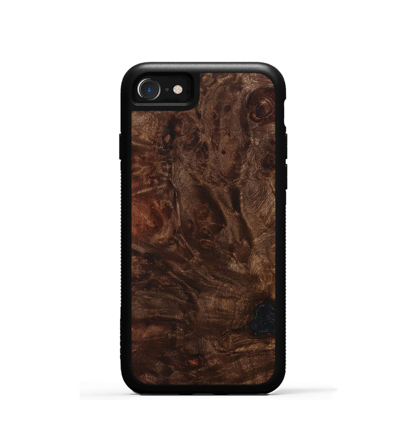 iPhone SE Wood+Resin Phone Case - Elise (Wood Burl, 705578)