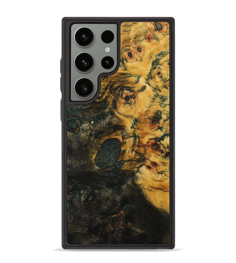 Galaxy S23 Ultra Wood+Resin Phone Case - Lisa (Wood Burl, 705582)