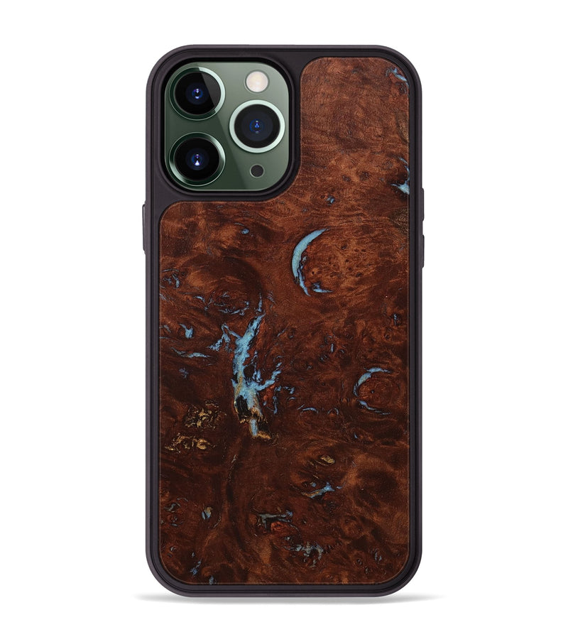 iPhone 13 Pro Max Wood+Resin Phone Case - Iva (Wood Burl, 705593)
