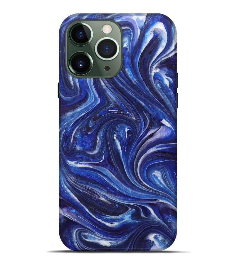 iPhone 13 Pro Max ResinArt Live Edge Phone Case - Inez (Blue, 705696)