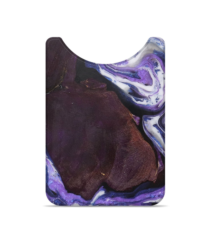 Live Edge Wood+Resin Wallet - Cynthia (Purple, 705737)